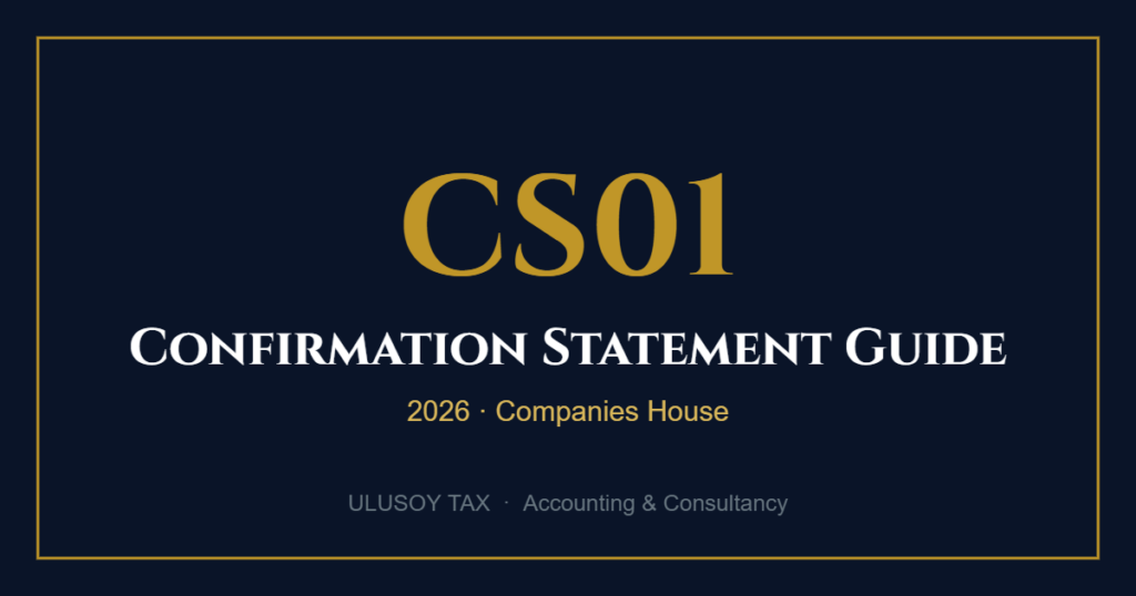 Confirmation statement CS01 guide for UK companies
