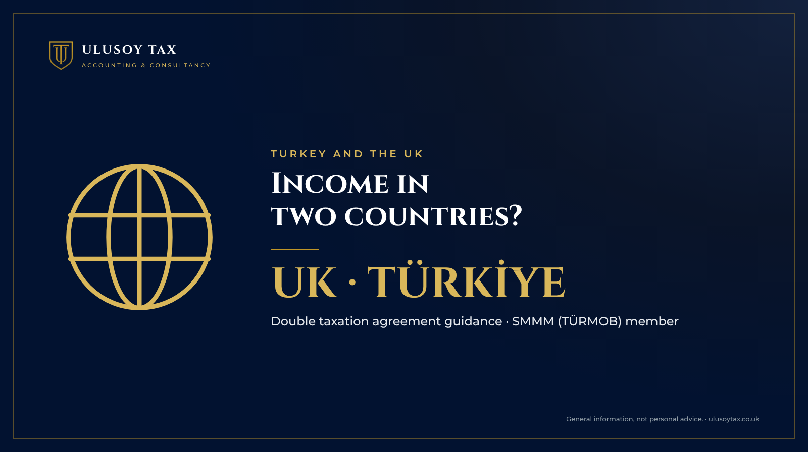 UK and Türkiye double taxation agreement guidance, Ulusoy Tax